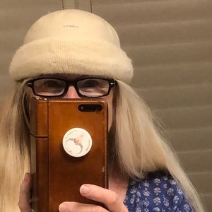 Kangol Creamy White Wool Hat. Made in England.